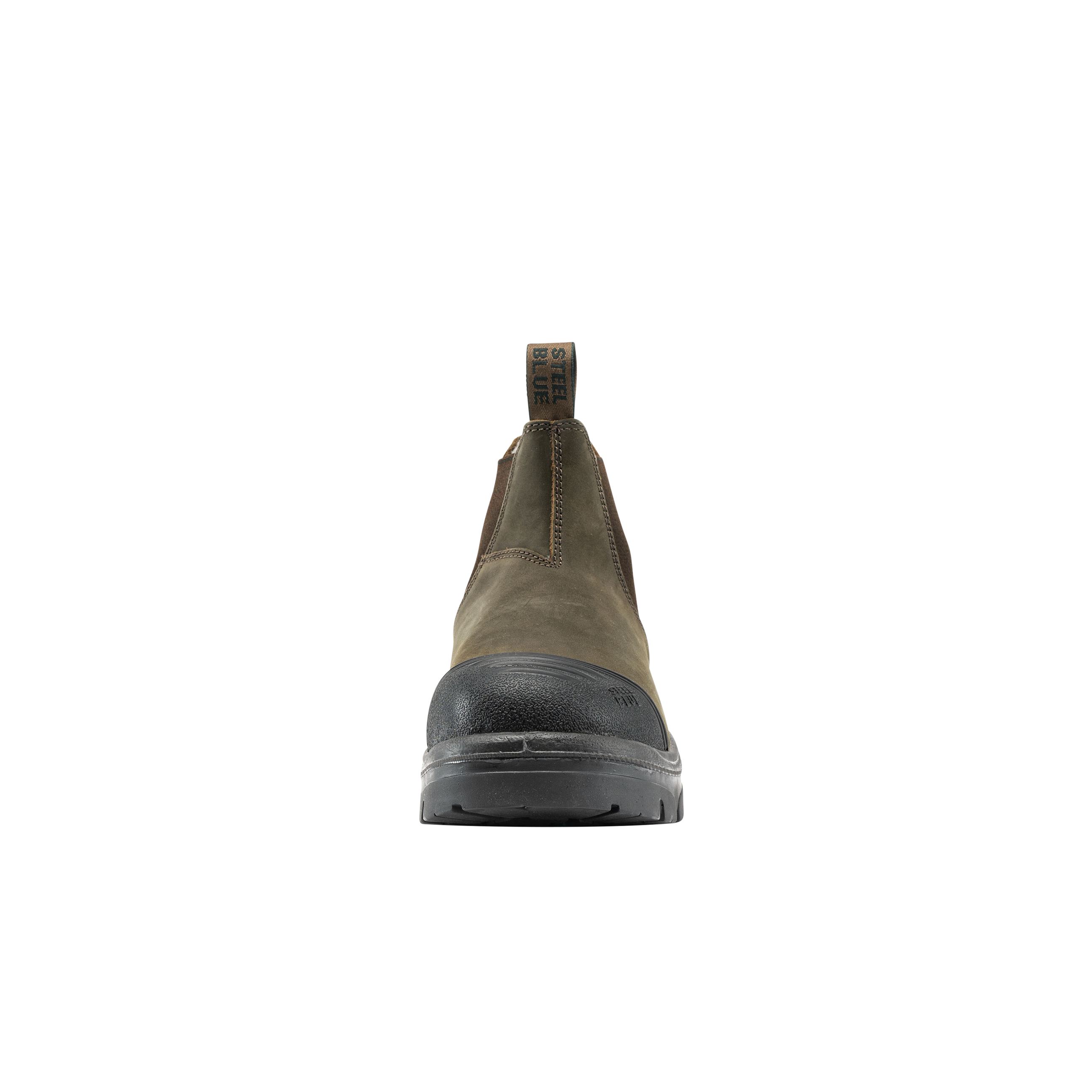 STEEL BLUE DEALER BOOTS HOBART SAFETY BOOT RUSTIC BROWN
