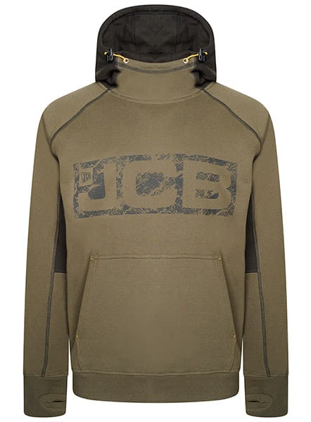 JCB Horton Work Hoodie Olive/Black